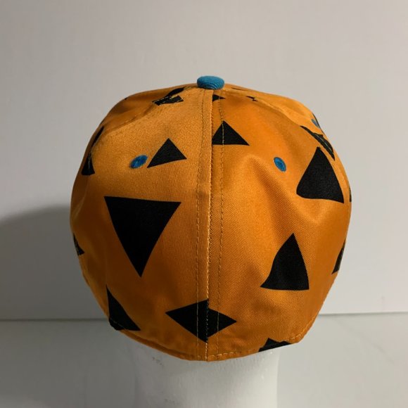 Headgear Classics Hat HGC Fitted Flintstones 1960 Fred Orange Black Cap 7 3/8 - Picture 4 of 8